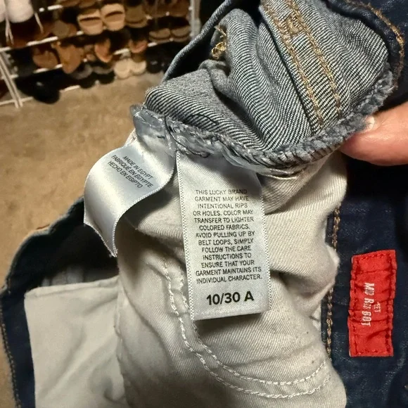 Lucky Brand Women's Indigo Wide Leg Jeans - Picture 4 of 5